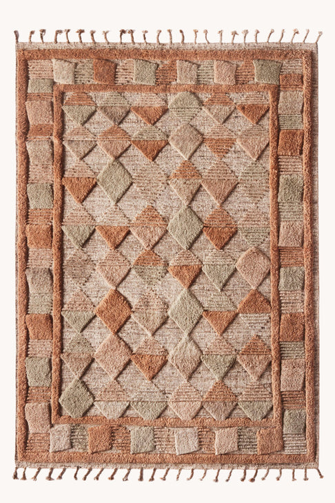 Dusty Deco Lisboa Rug Multi Amber for District Loom