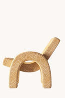 Dusty Deco Arco Lounge Chair Teide Ochre for District Loom