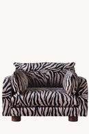 Dusty Deco Miles Love Seat Zebra X District Loom