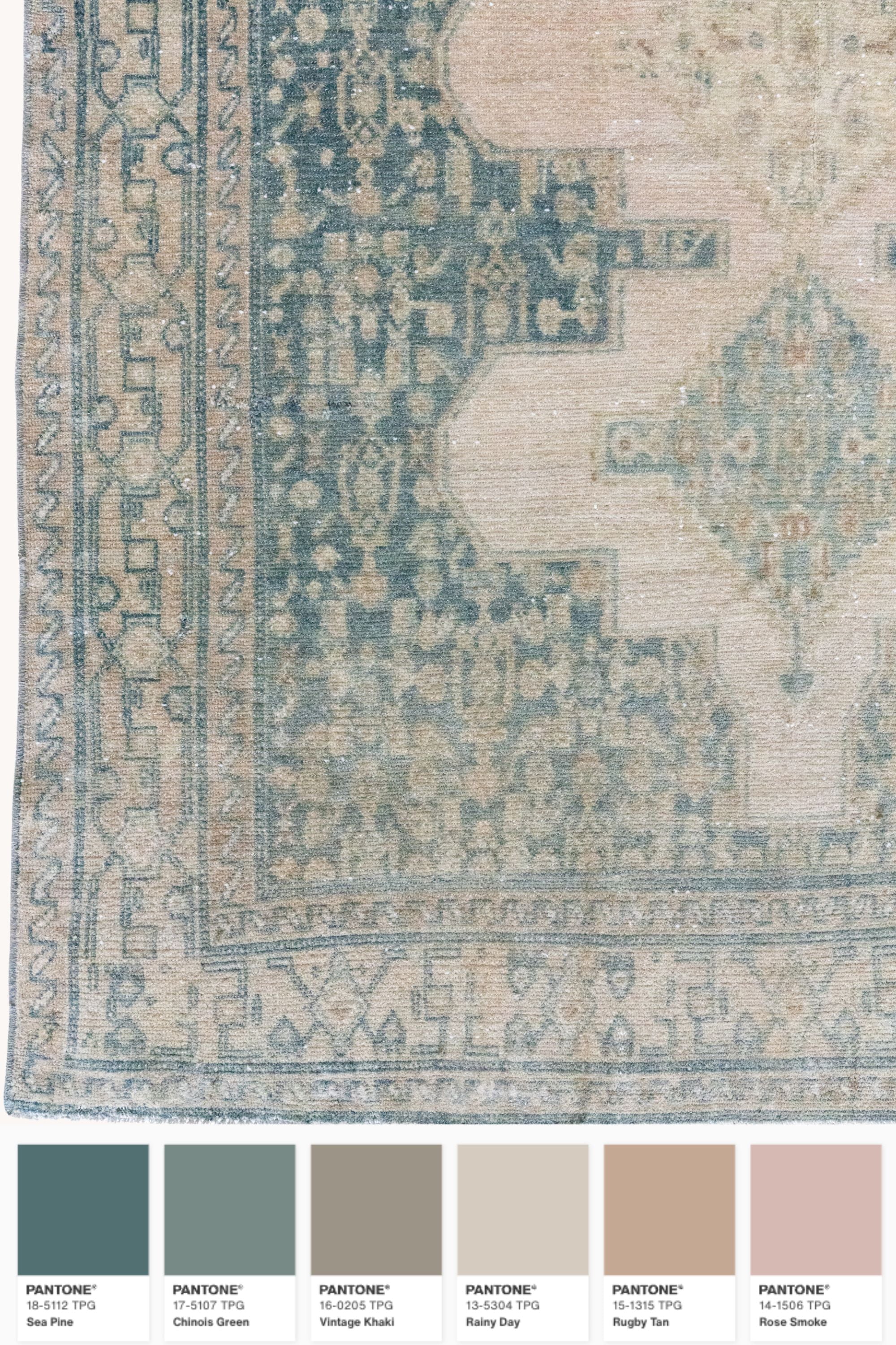 District Loom Vintage Senneh Scatter Rug Addison