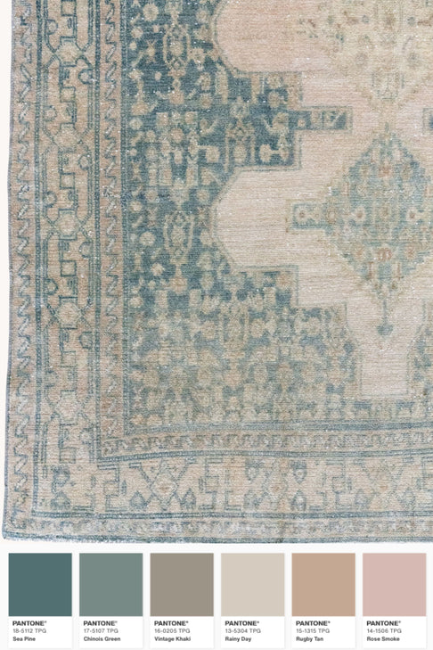 District Loom Vintage Senneh Scatter Rug Addison