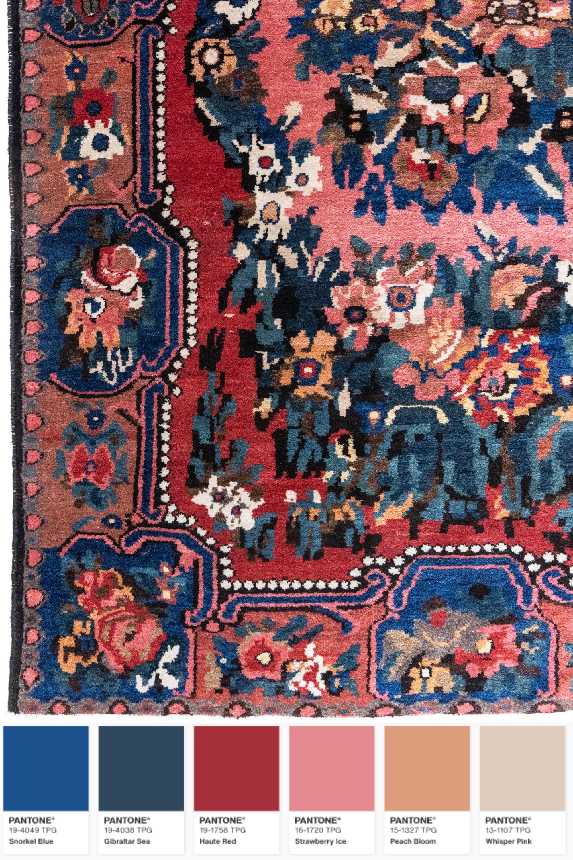 District Loom Vintage Bakhtiyari Scatter Rug Pricilla