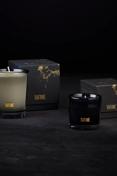 district Loom x Tatine Candle Bitter Orange and Lavendar