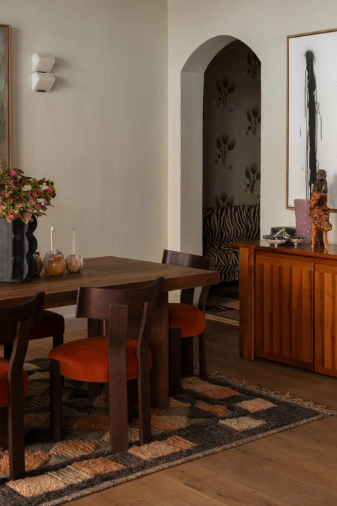 Dusty Deco Lisboa Rug Charcoal District Loom