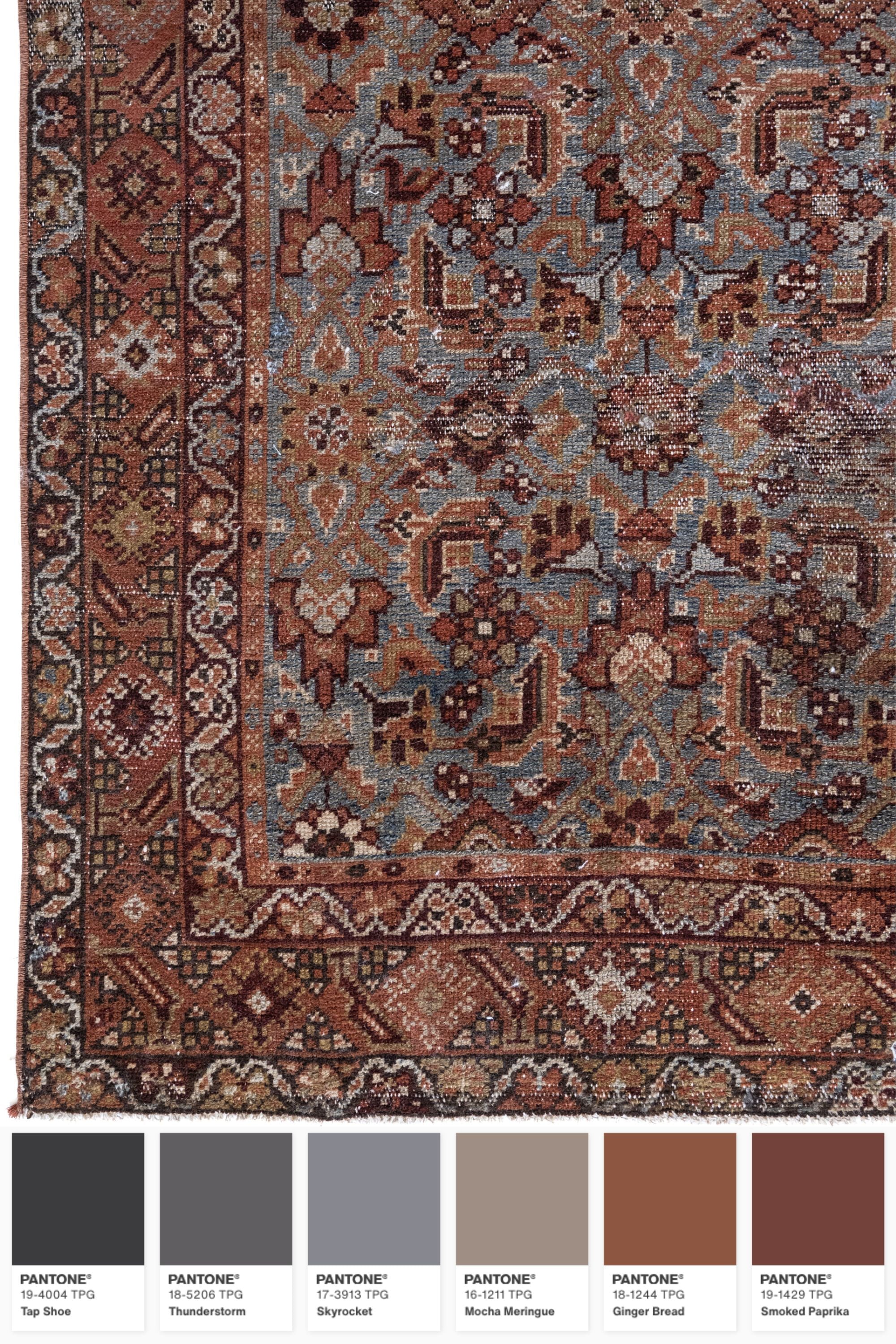 District Loom Vintage Malayer Runner Rug Tally