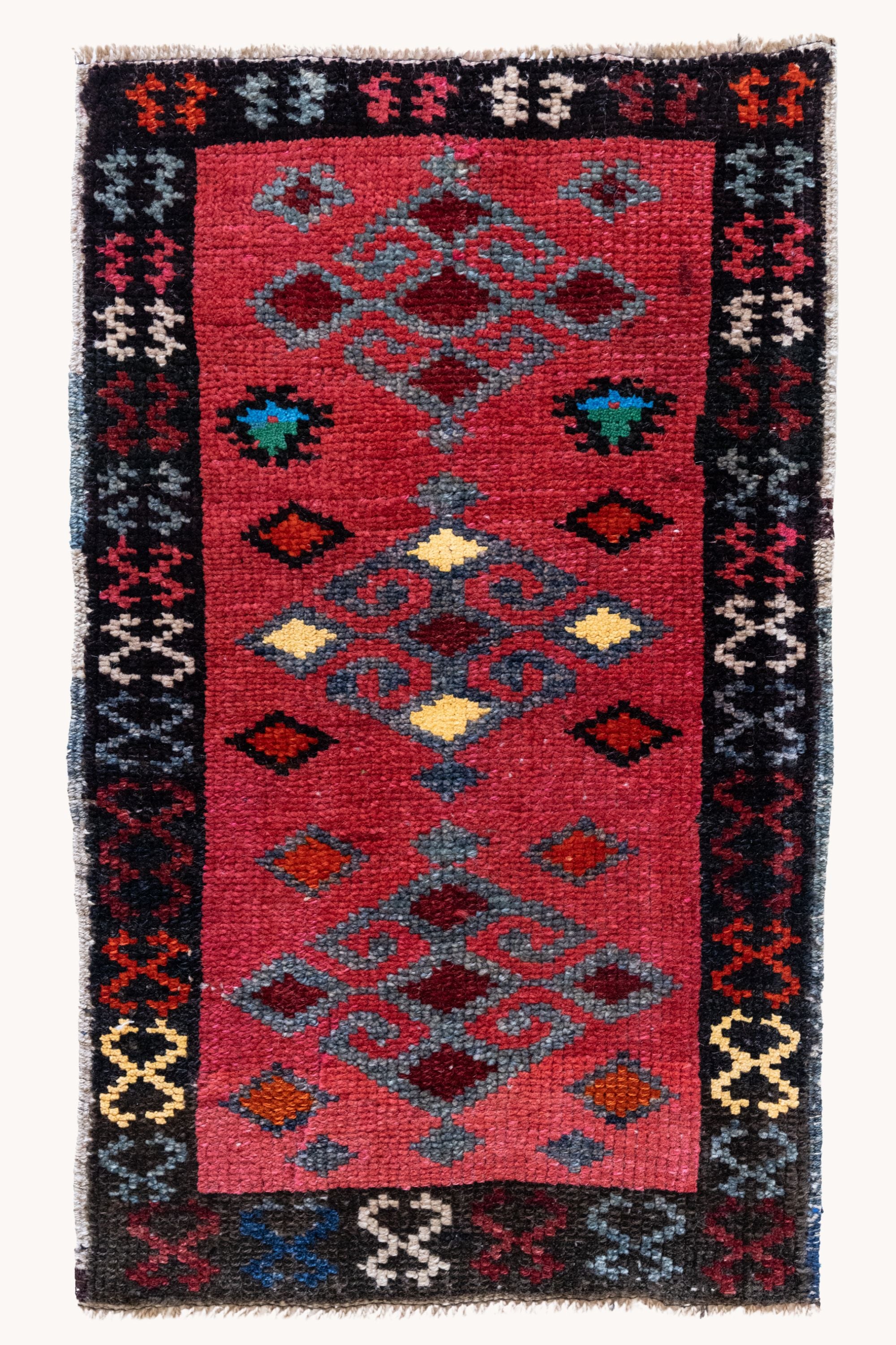 District Loom Vintage Turkish Mini Rug No. 731