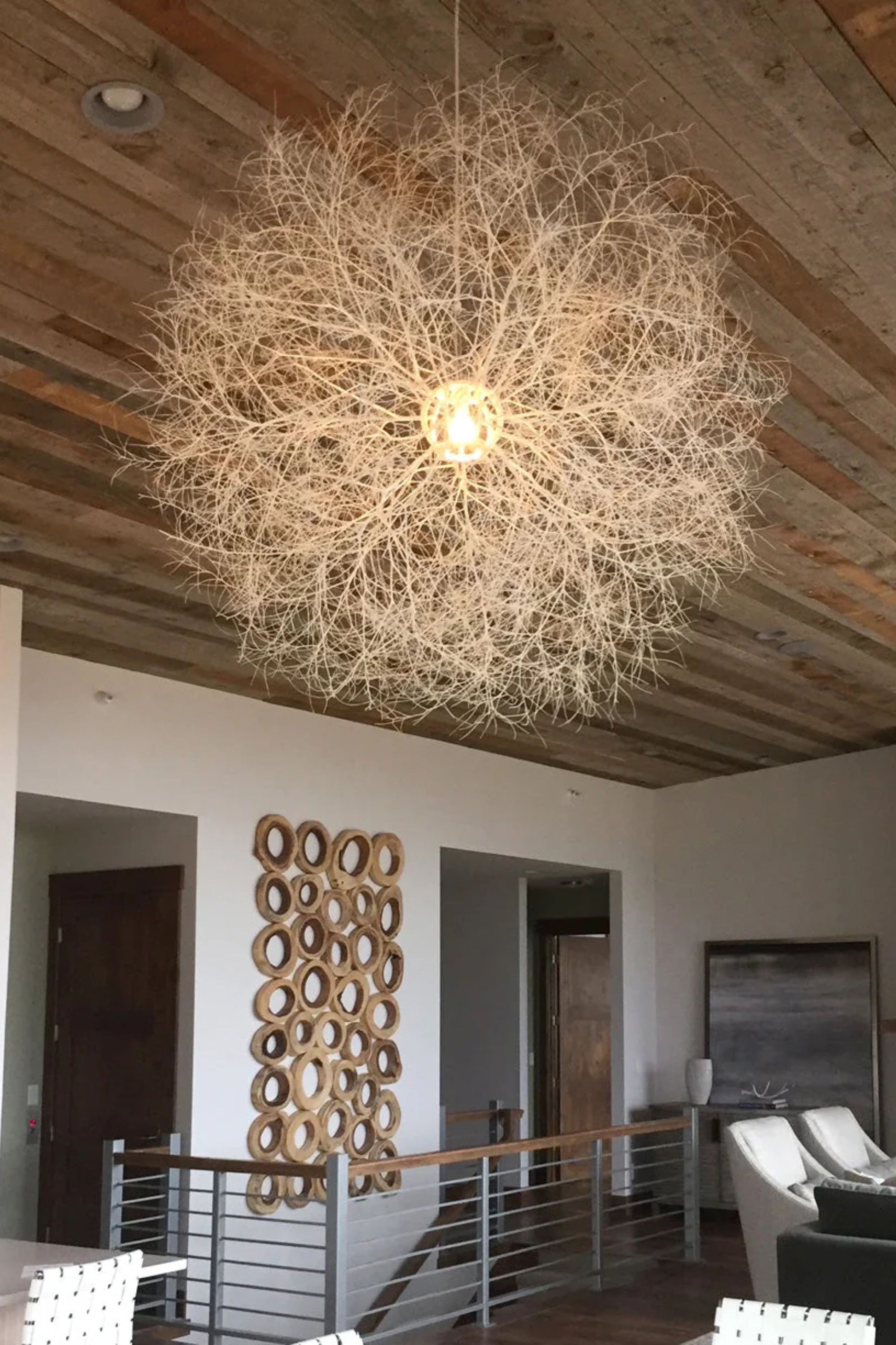 District Loom Lighting Tumbleweed Pendant- White