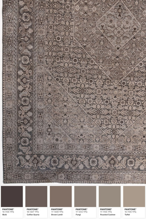 District Loom Vintage Tabriz Area Rug Gallius