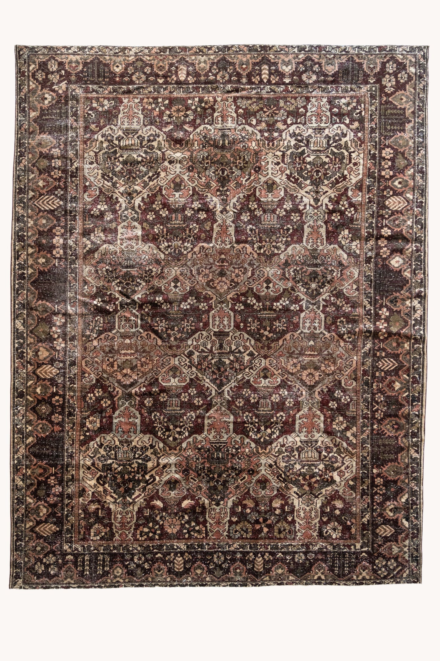 District Loom Antique Bakhtiari  Area Rug Kensington