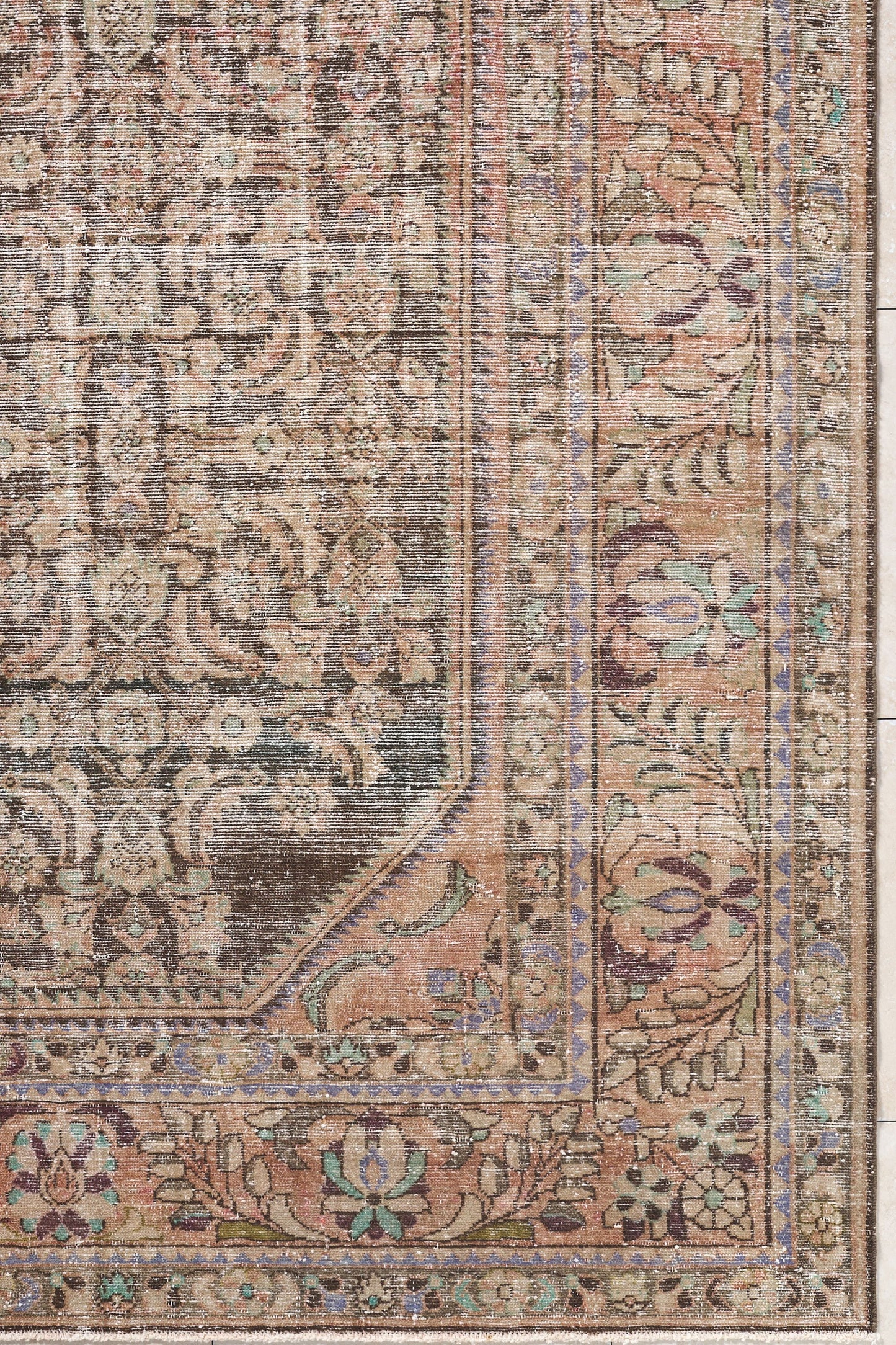 District Loom Vintage Turkish Area Rug Drina