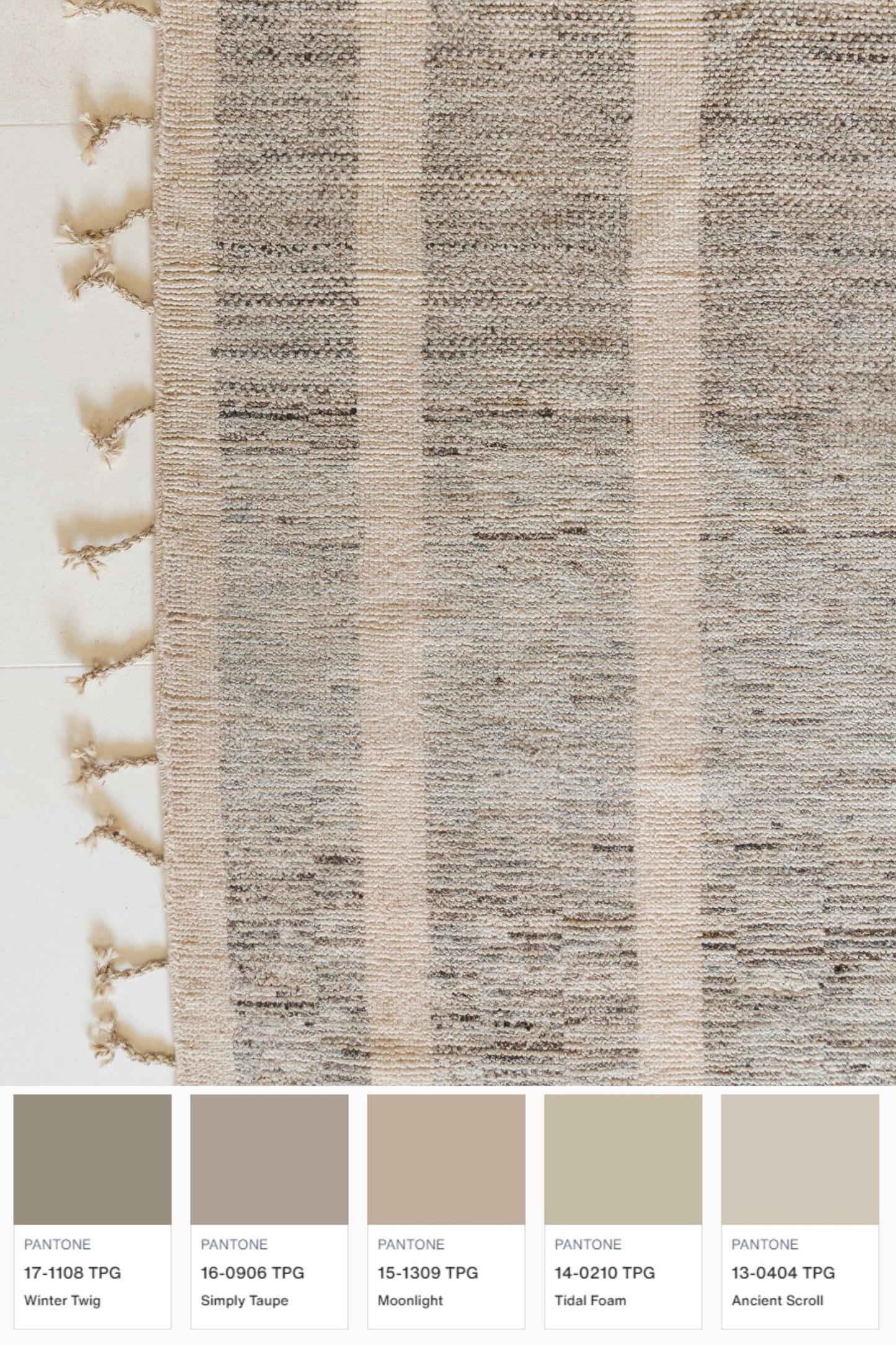 District Loom Modern hand knotted Afghan Tulu rug 015
