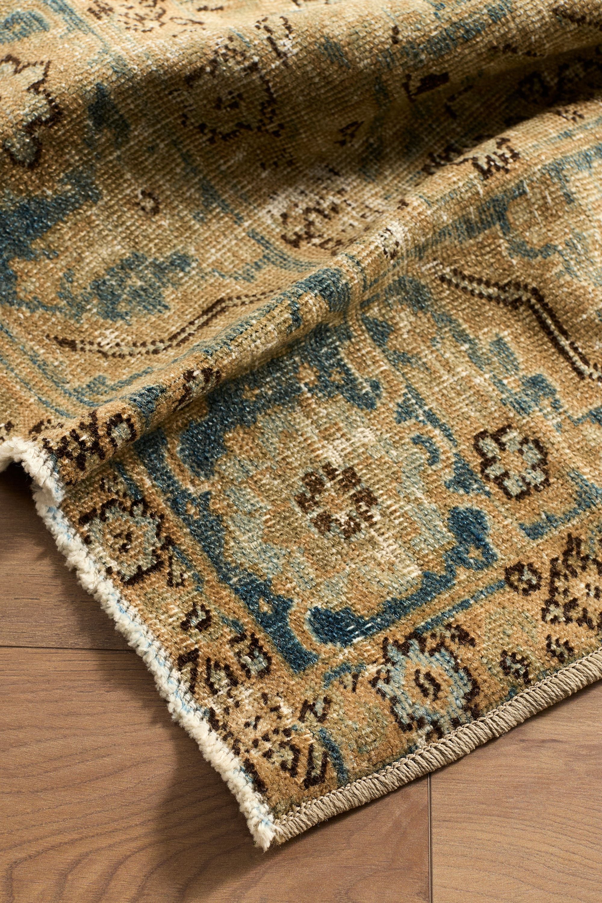 District Loom Vintage Area Rug Coulee
