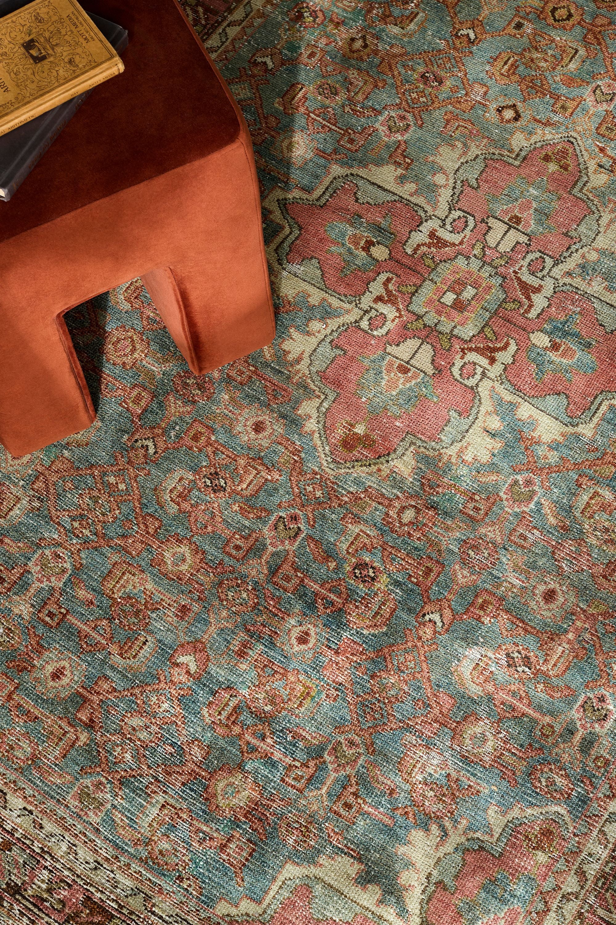 District Loom Vintage Scatter Rug Drina