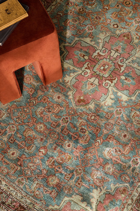 District Loom Vintage Scatter Rug Drina