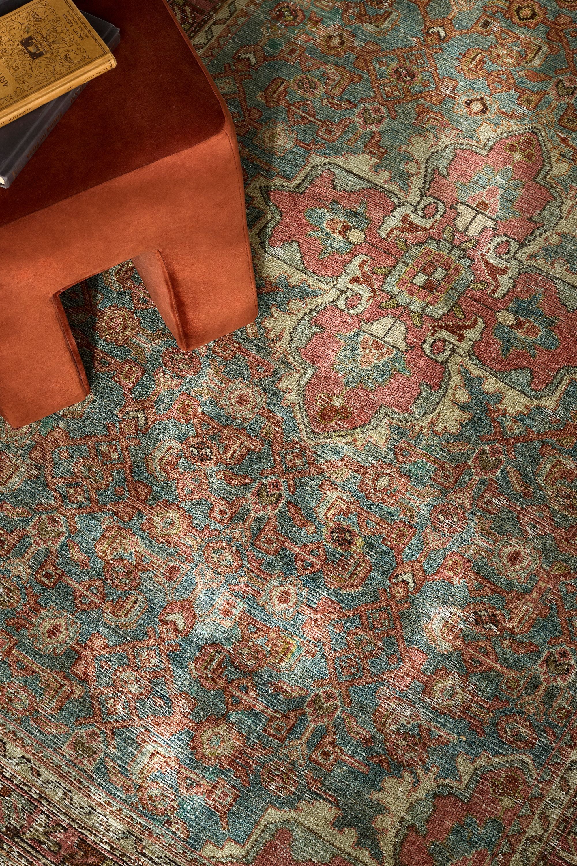 District Loom Vintage Scatter Rug Drina