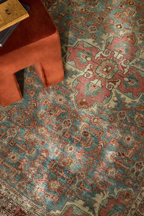 District Loom Vintage Scatter Rug Drina