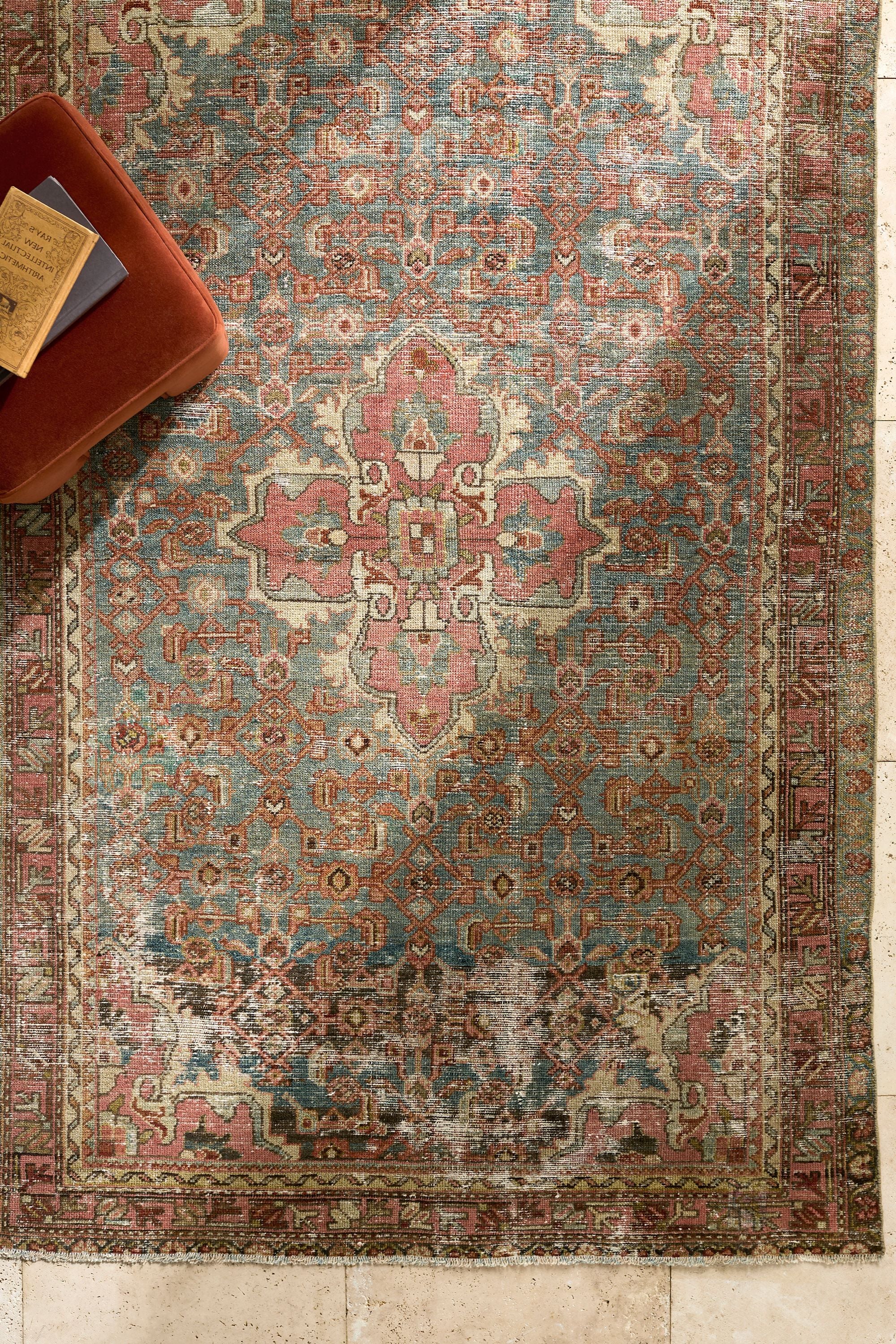District Loom Vintage Scatter Rug Drina