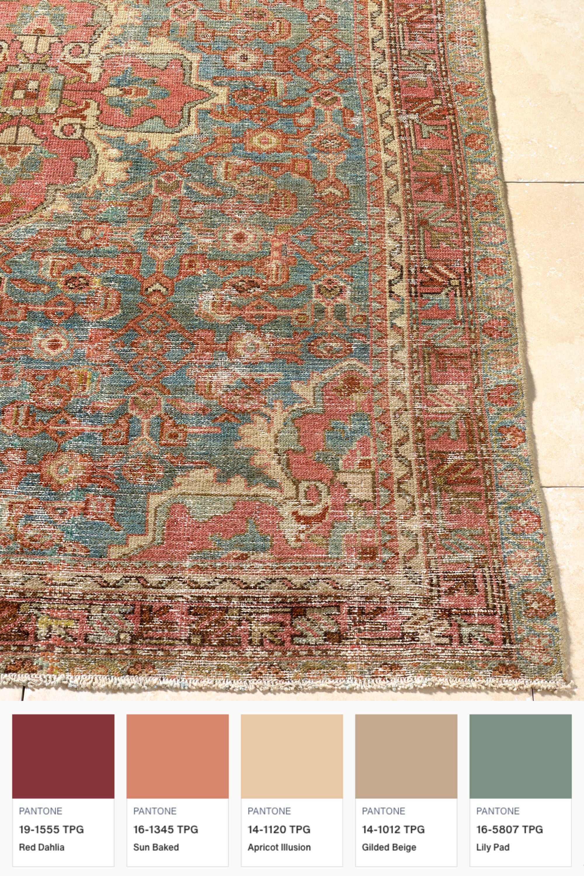 District Loom Vintage Scatter Rug Drina