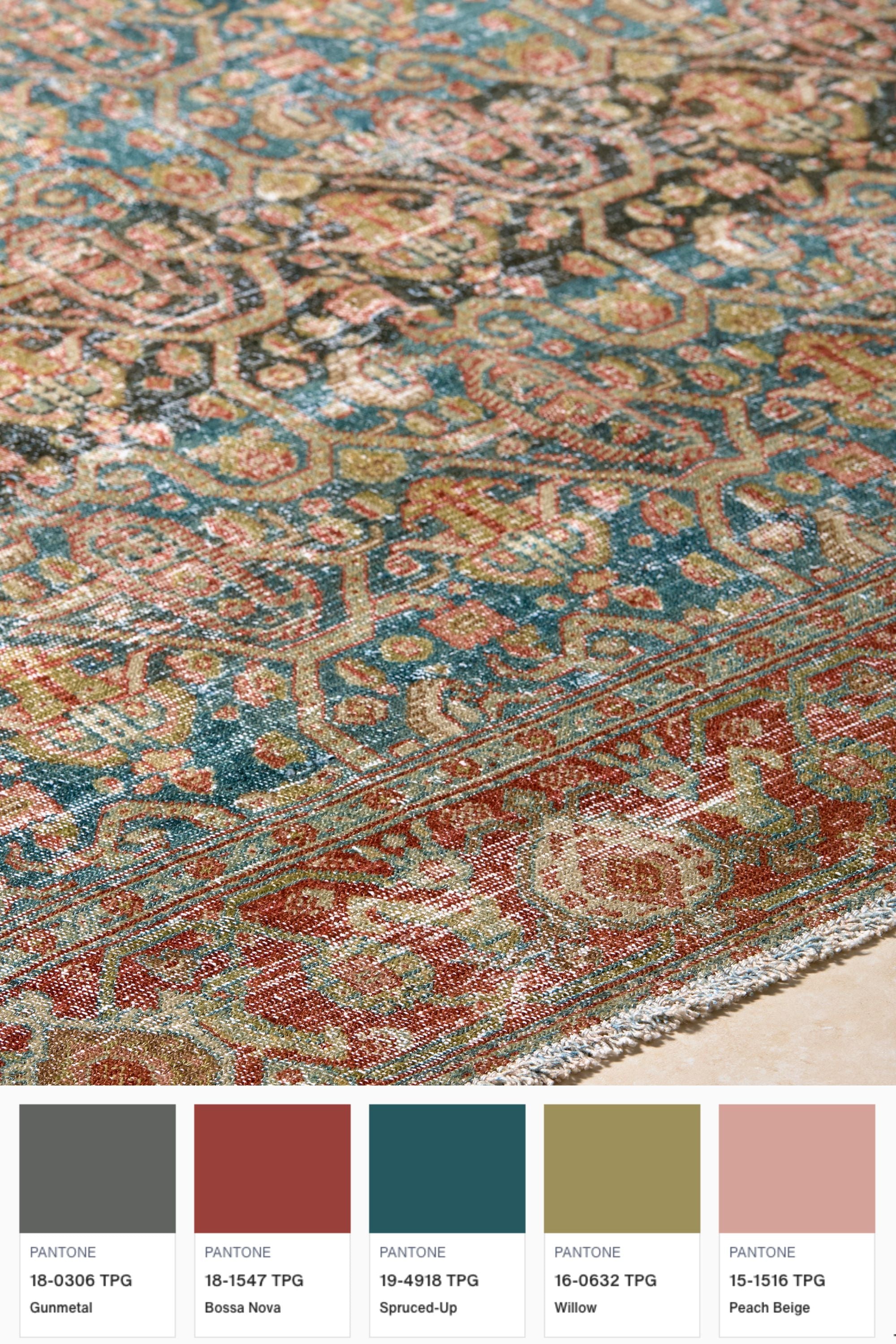 District Loom Vintage Scatter Rug Lennox