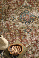 District Loom Vintage Persian Hamadan Scatter Rug Rory