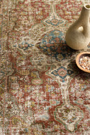 District Loom Vintage Persian Hamadan Scatter Rug Rory