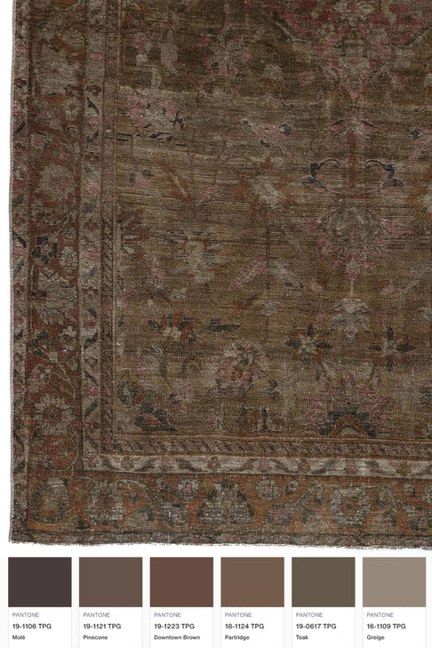 District Loom Antique Lilihan Scatter Rug Sabina