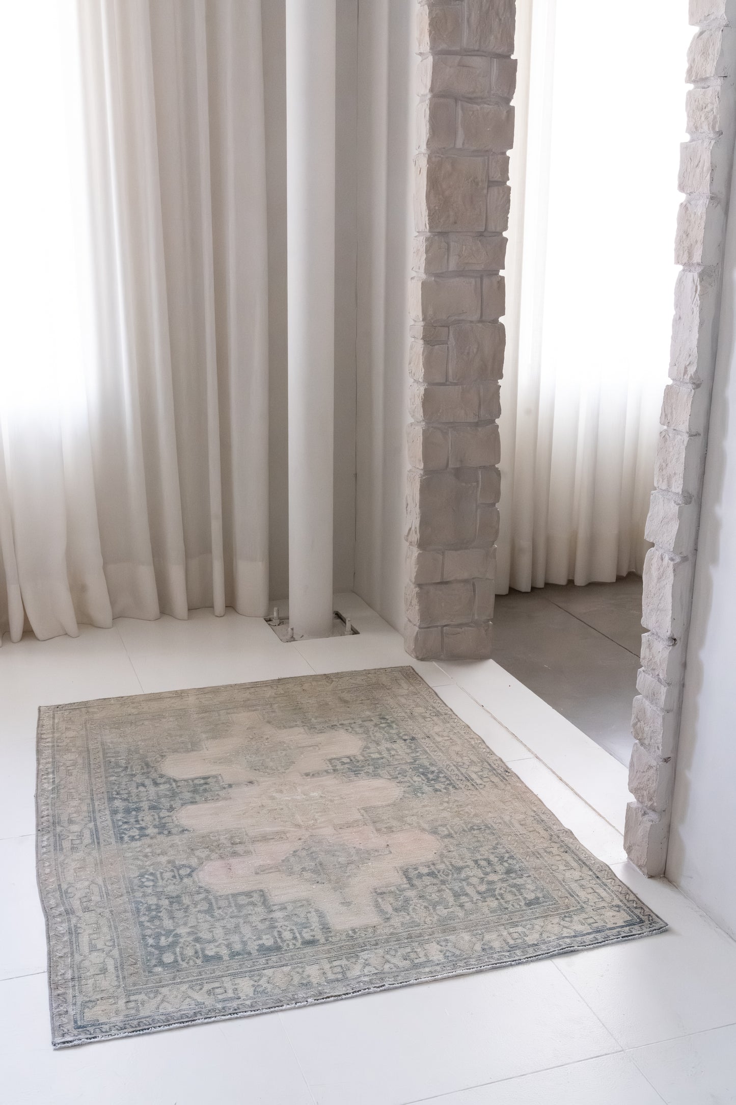 District Loom Vintage Senneh Scatter Rug Addison