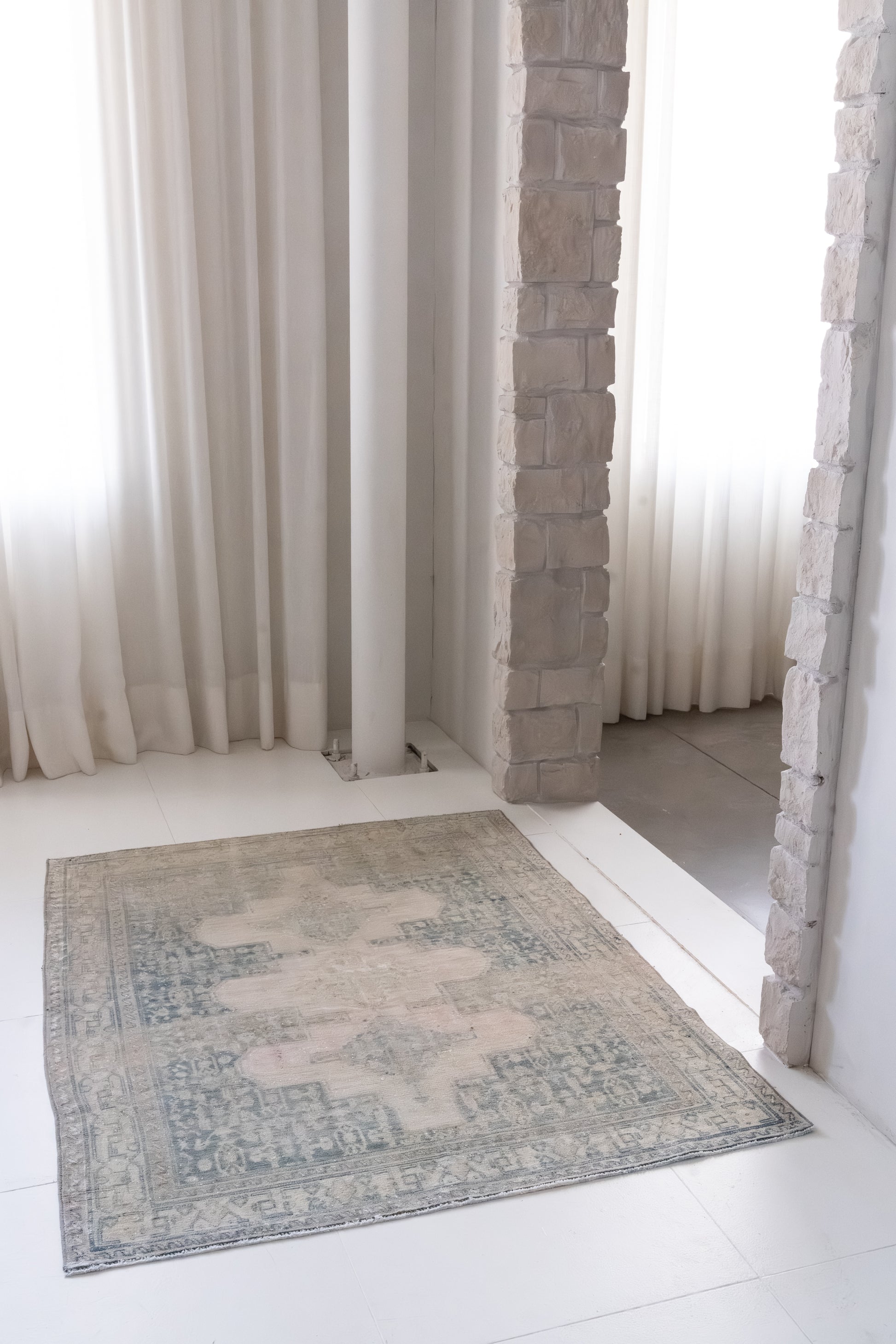 District Loom Vintage Senneh Scatter Rug Addison
