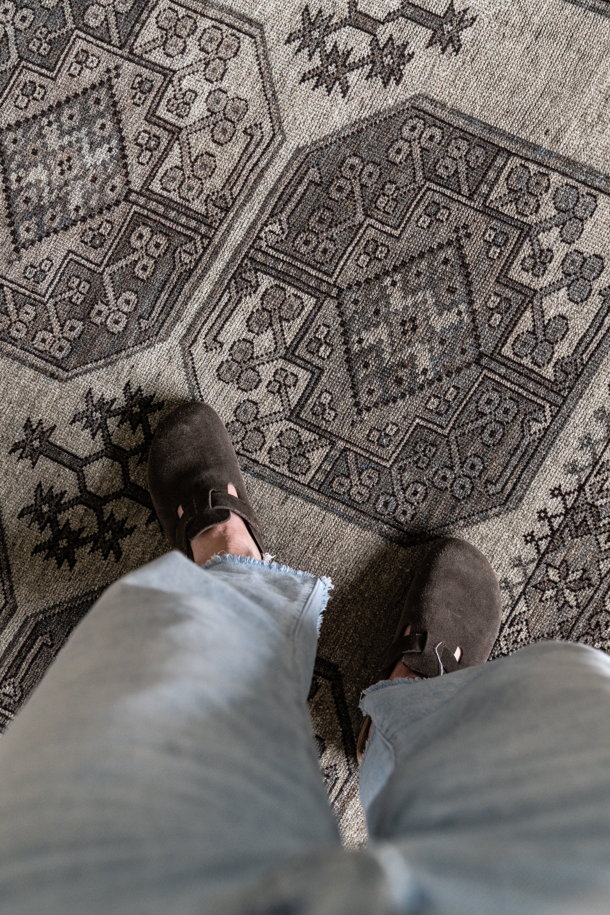 District Loom Vintage Ensari Area Rug Andes
