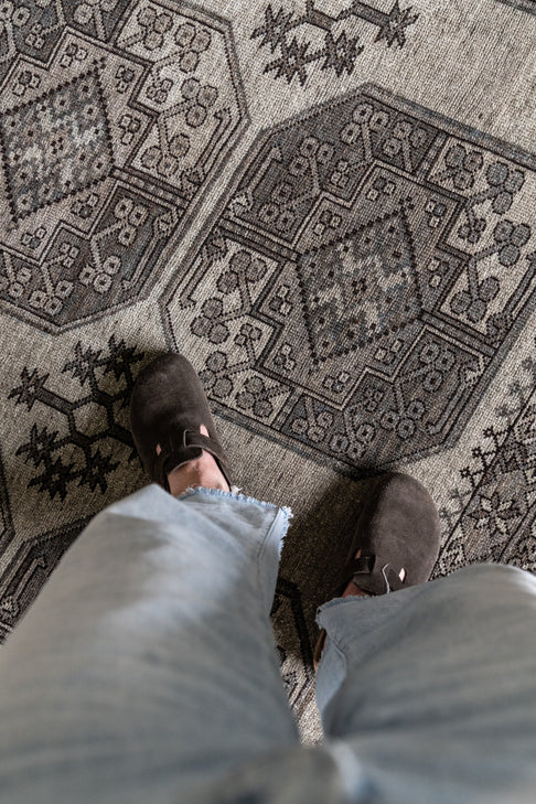 District Loom Vintage Ensari Area Rug Andes