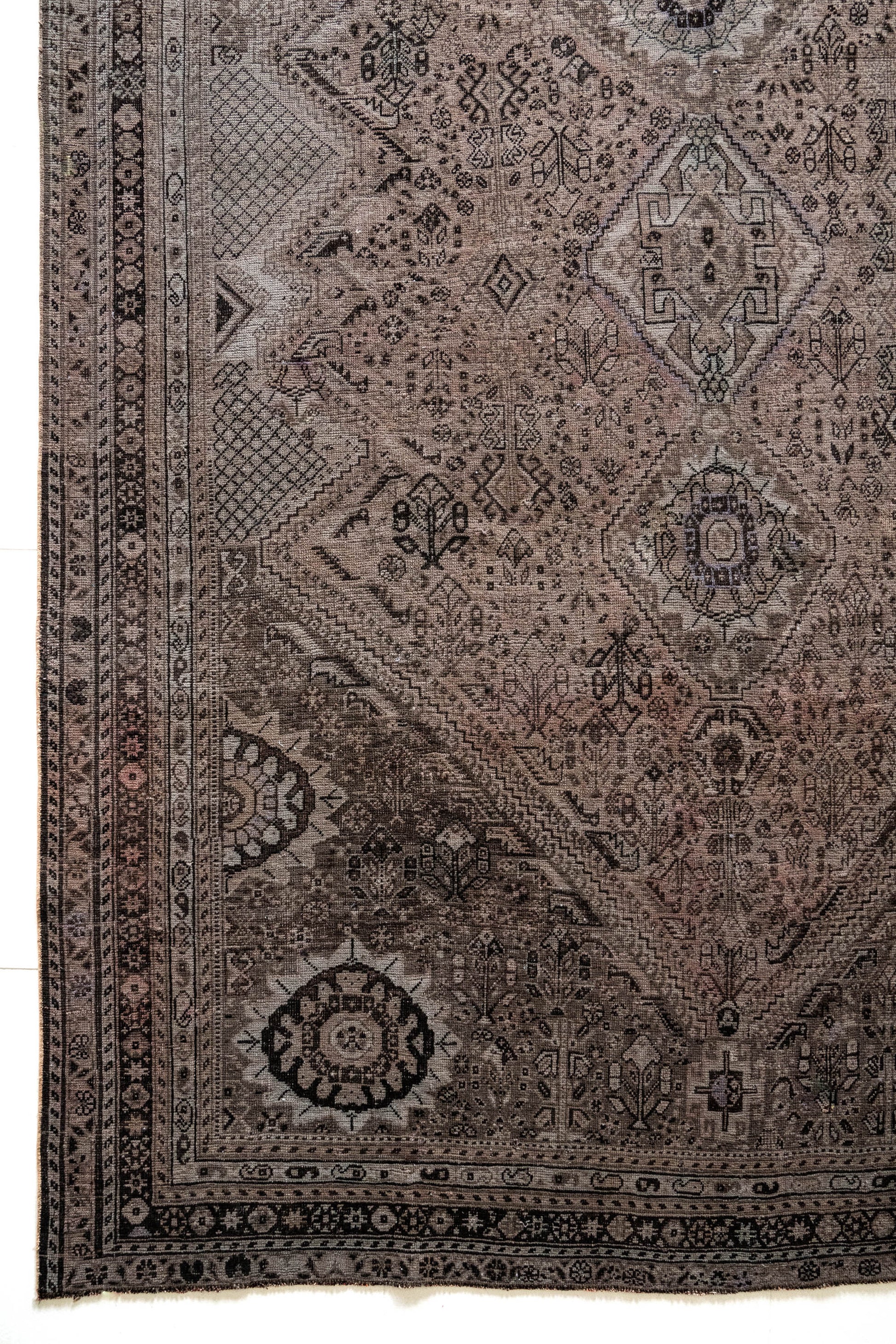 District Loom Vintage Shiraz area rug Baker