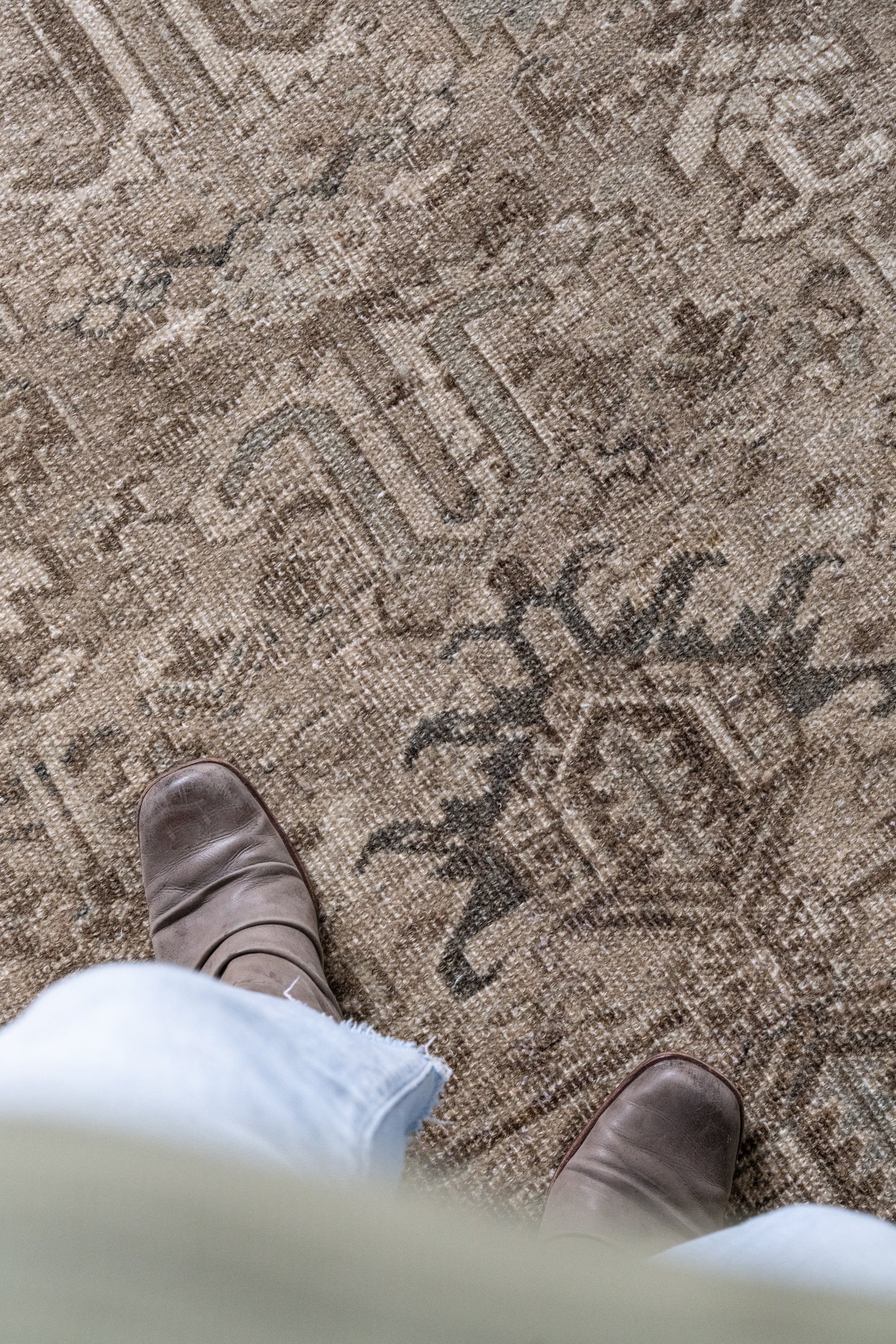 District Loom Vintage Heriz Scatter Rug Cami