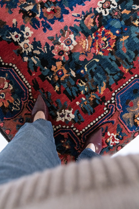 District Loom Vintage Bakhtiyari Scatter Rug Pricilla