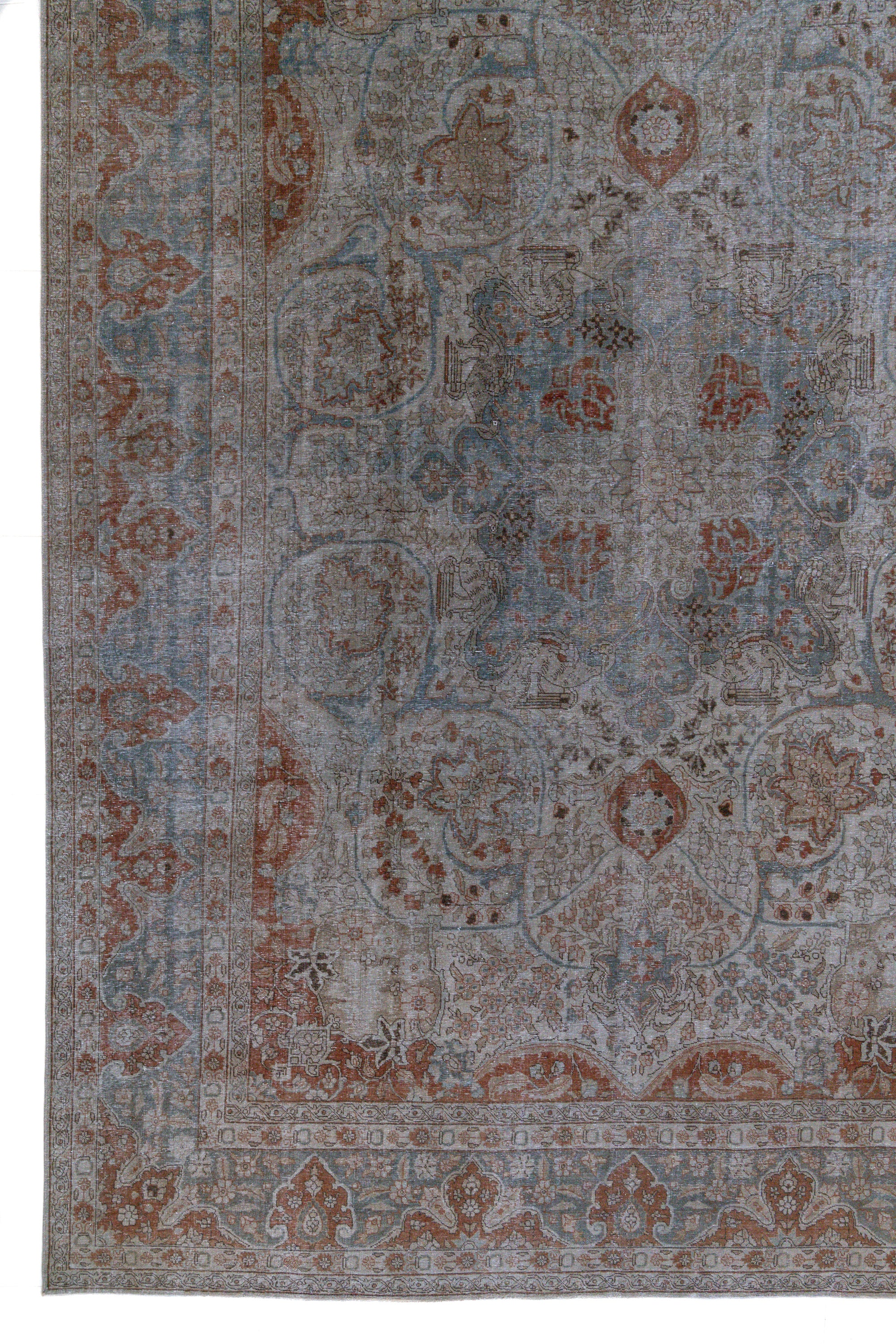 District Loom Vintage Tabriz Area Rug Dawn