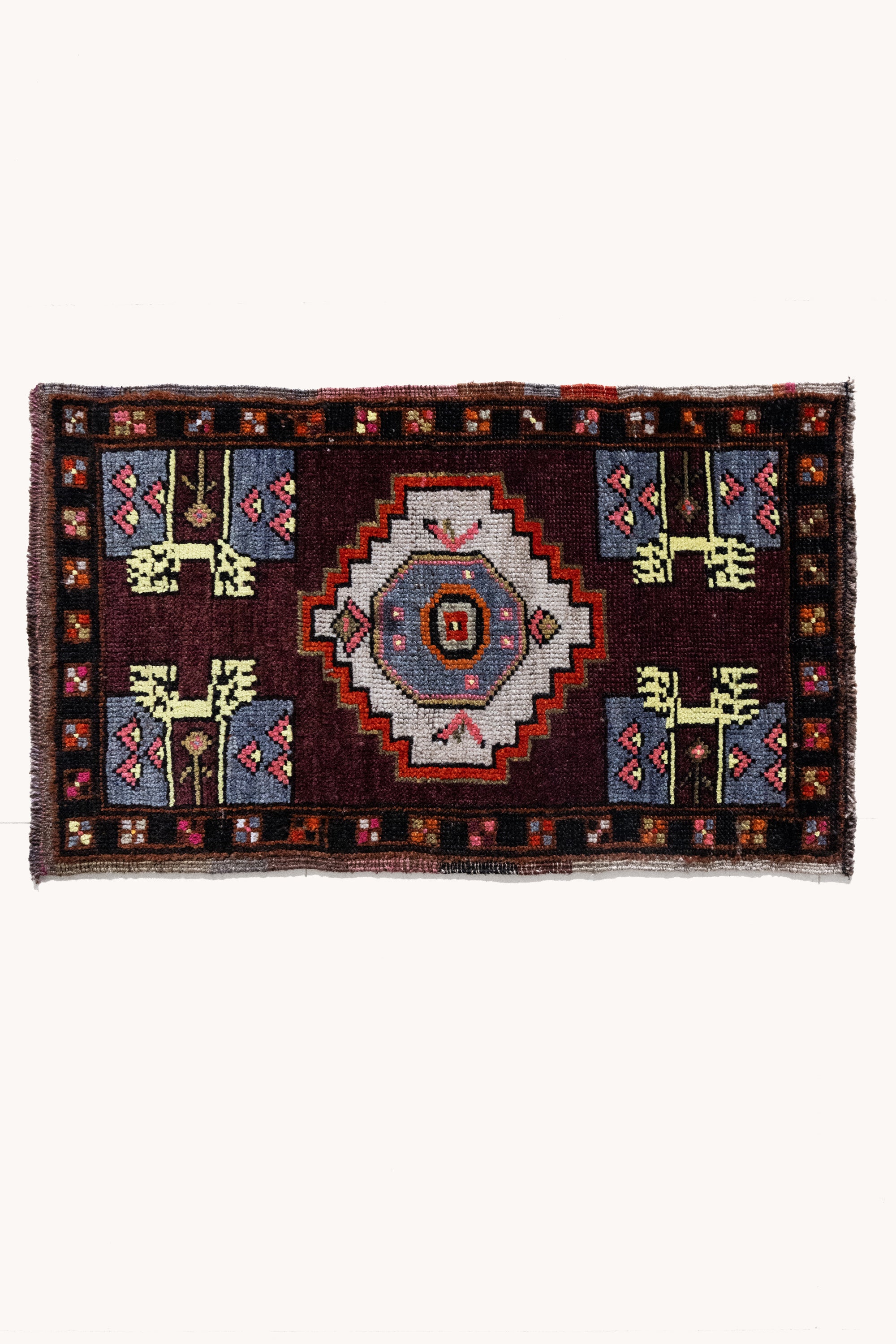 District Loom Vintage Turkish Mini Rug No. 729