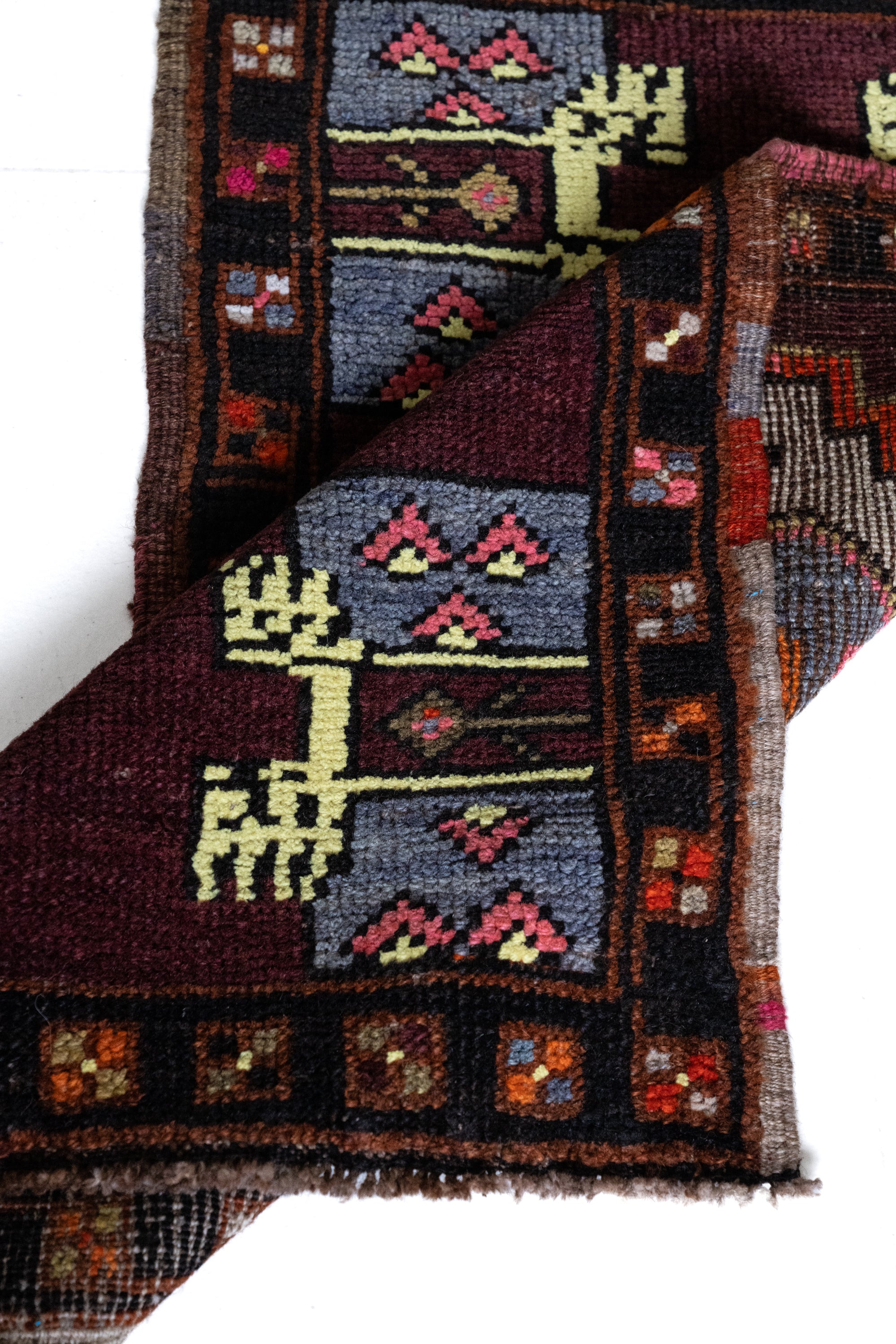 District Loom Vintage Turkish Mini Rug No. 729