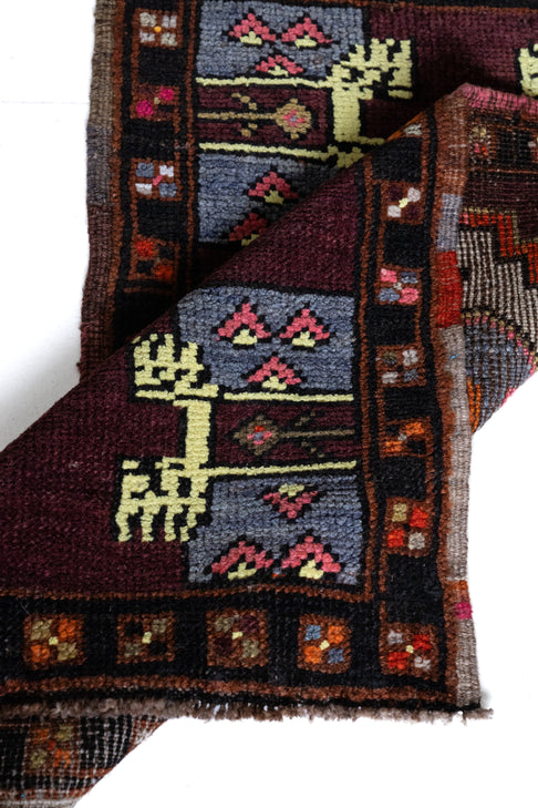 District Loom Vintage Turkish Mini Rug No. 729