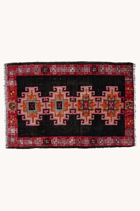 District Loom Vintage Turkish Mini Rug No. 730