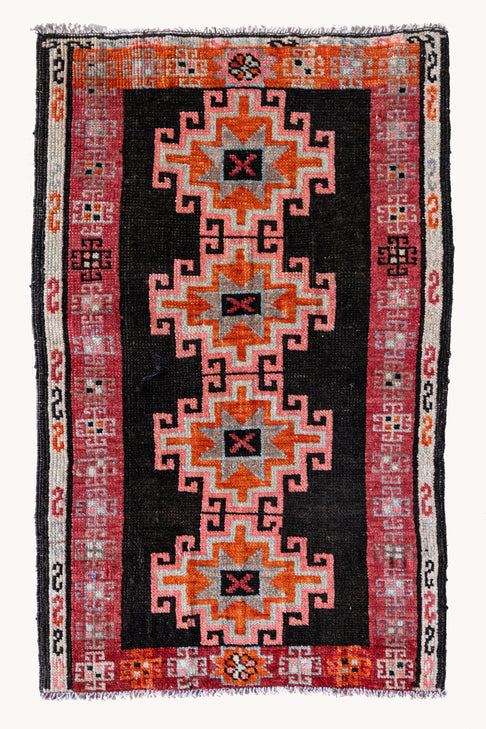 District Loom Vintage Turkish Mini Rug No. 734