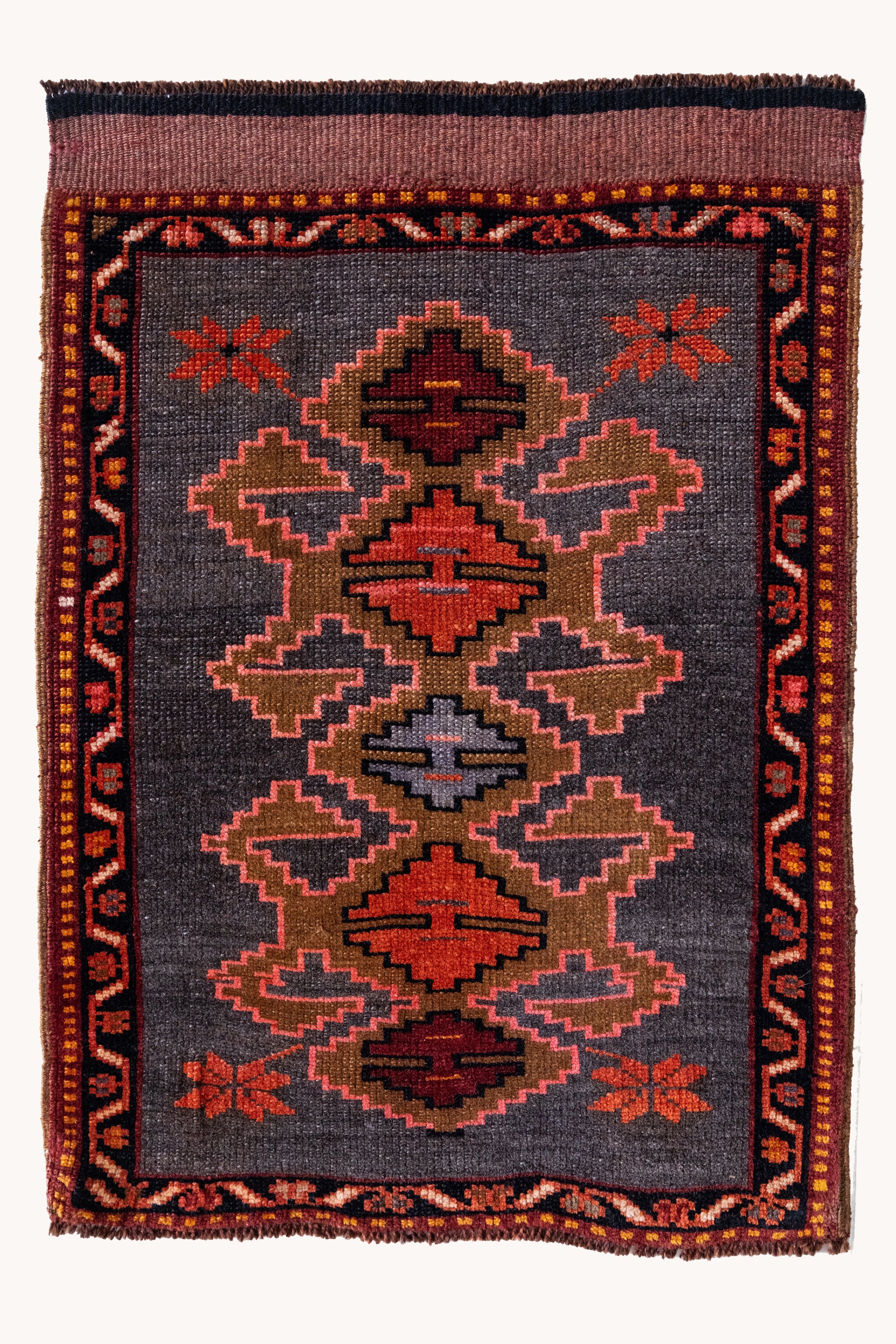 District Loom Vintage Turkish Mini Rug No. 735