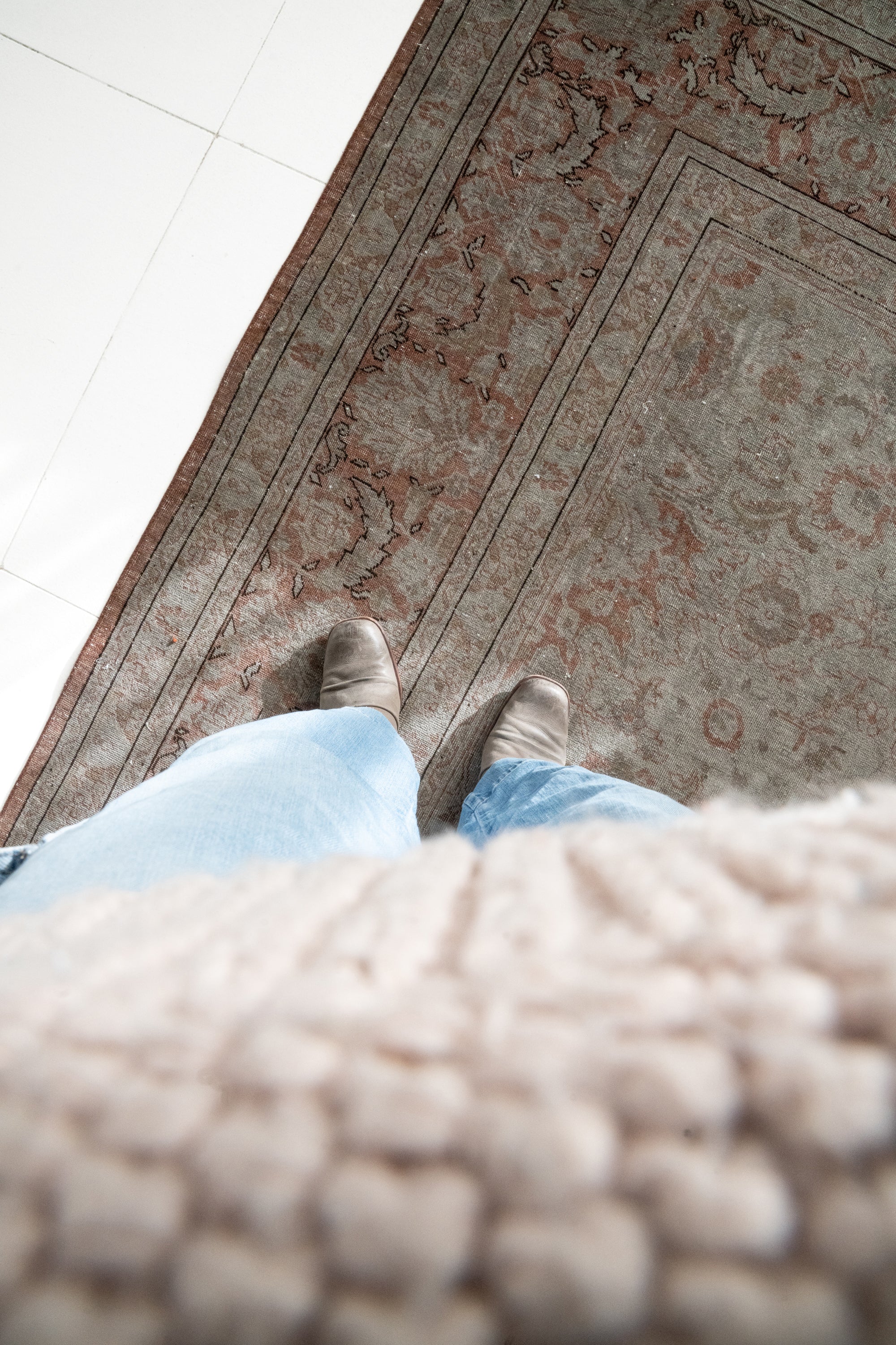 District Loom Vintage Tabriz Area Rug Dutton