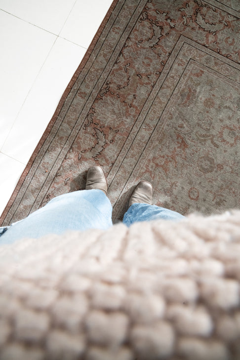 District Loom Vintage Tabriz Area Rug Dutton