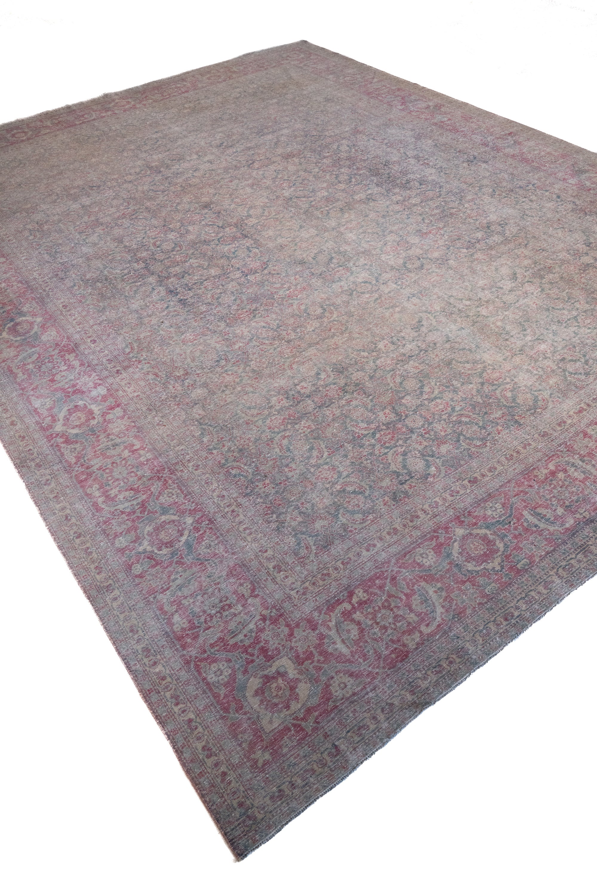 District Loom Vintage Tabriz Area Rug Ellis