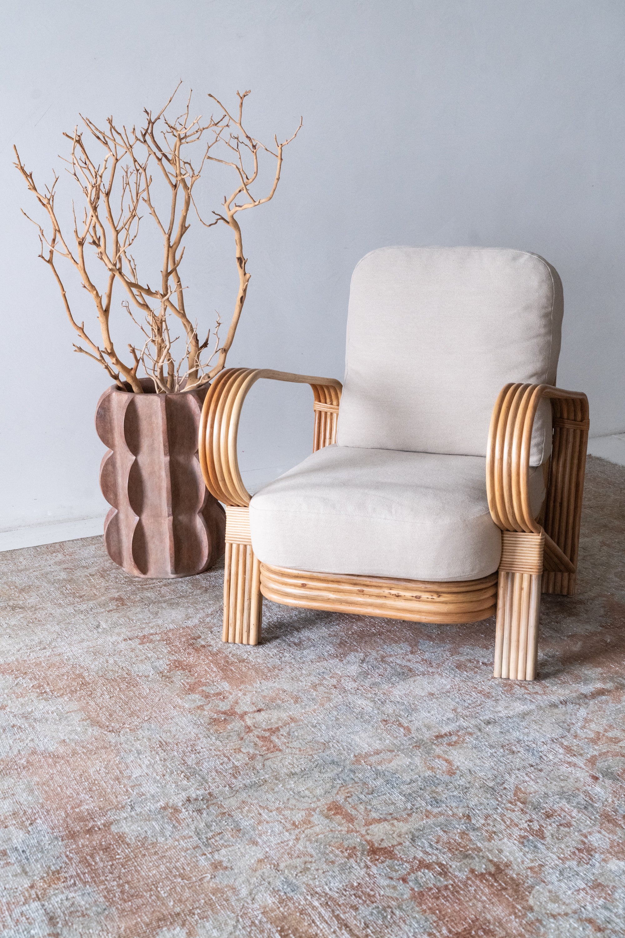 District Loom Vintage Mahal Area Rug Ennis