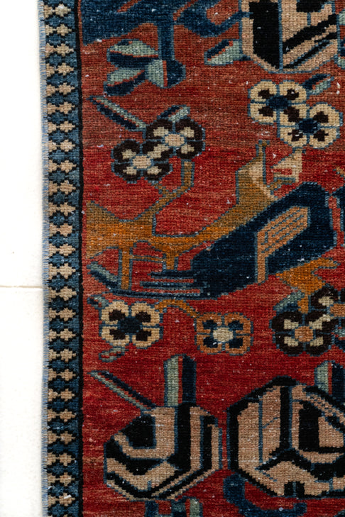 District Loom Vintage Bakhtiari Scatter Rug Fenix