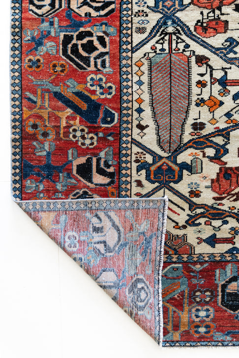 District Loom Vintage Bakhtiari Scatter Rug Fenix