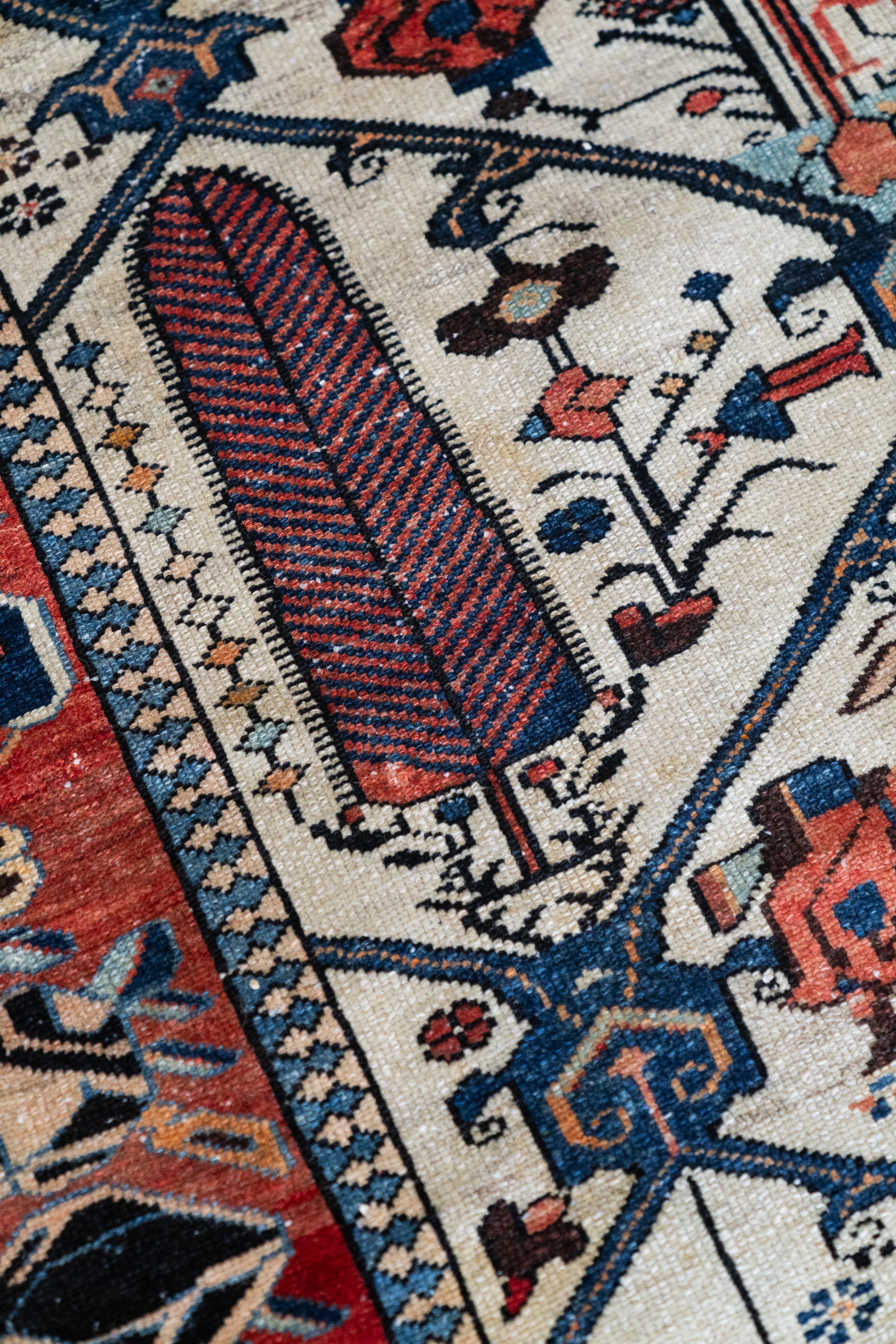 District Loom Vintage Bakhtiari Scatter Rug Fenix