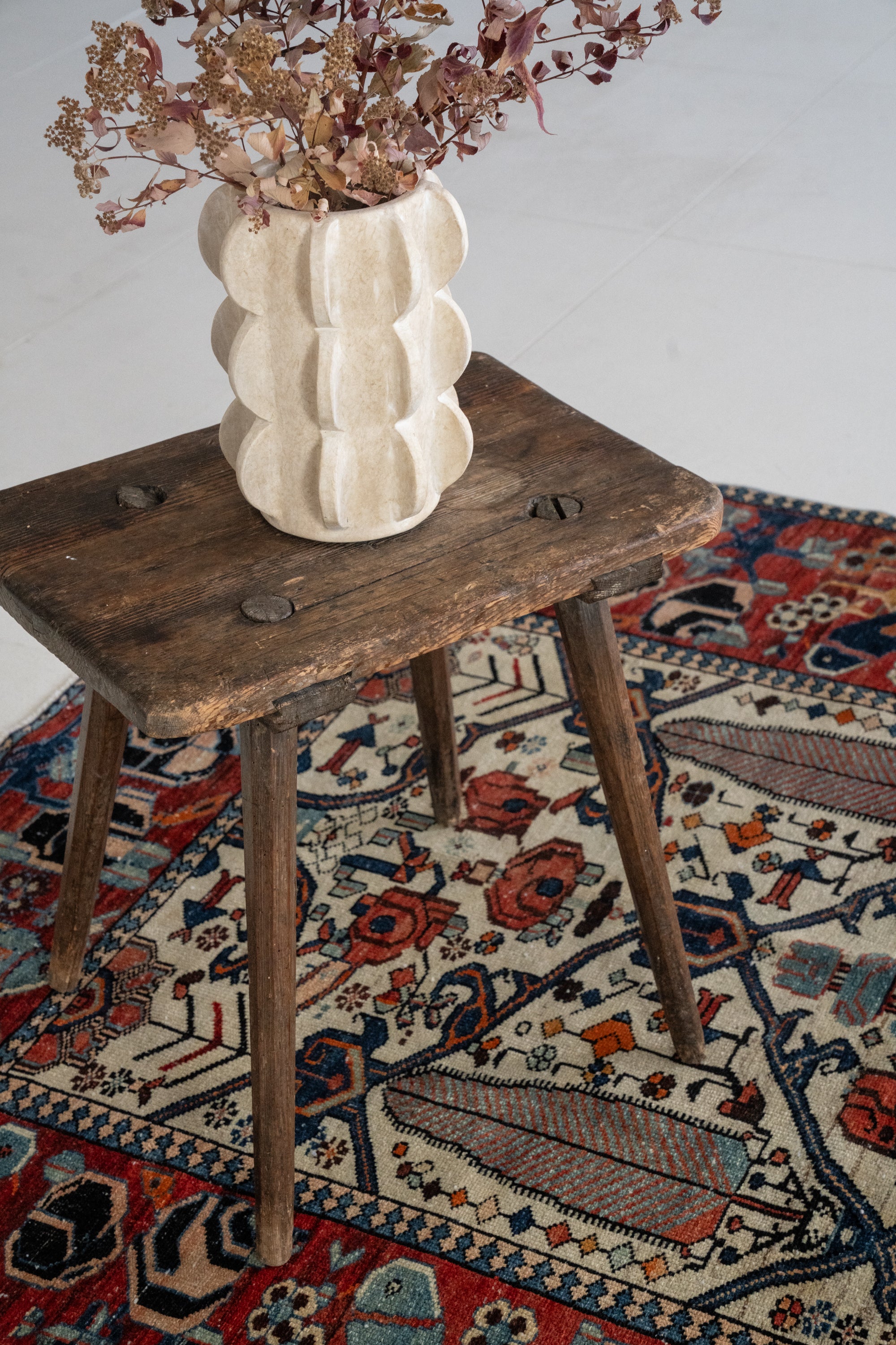 District Loom Vintage Bakhtiari Scatter Rug Fenix