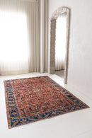 District Loom Vintage Heriz Area Rug Finn