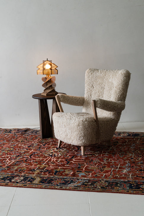 District Loom Vintage Heriz Area Rug Finn
